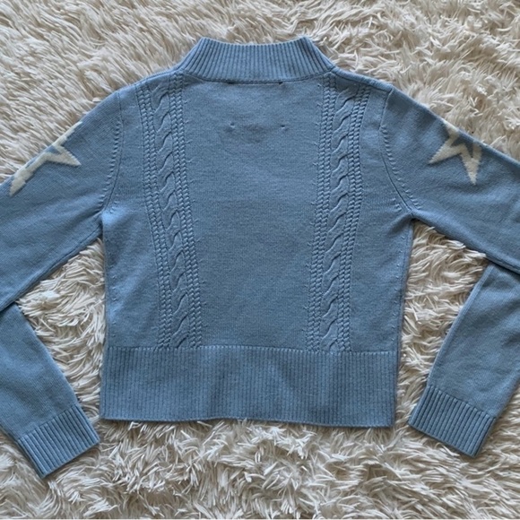 NWT perfect moment crop cable sweater star - Picture 2 of 11